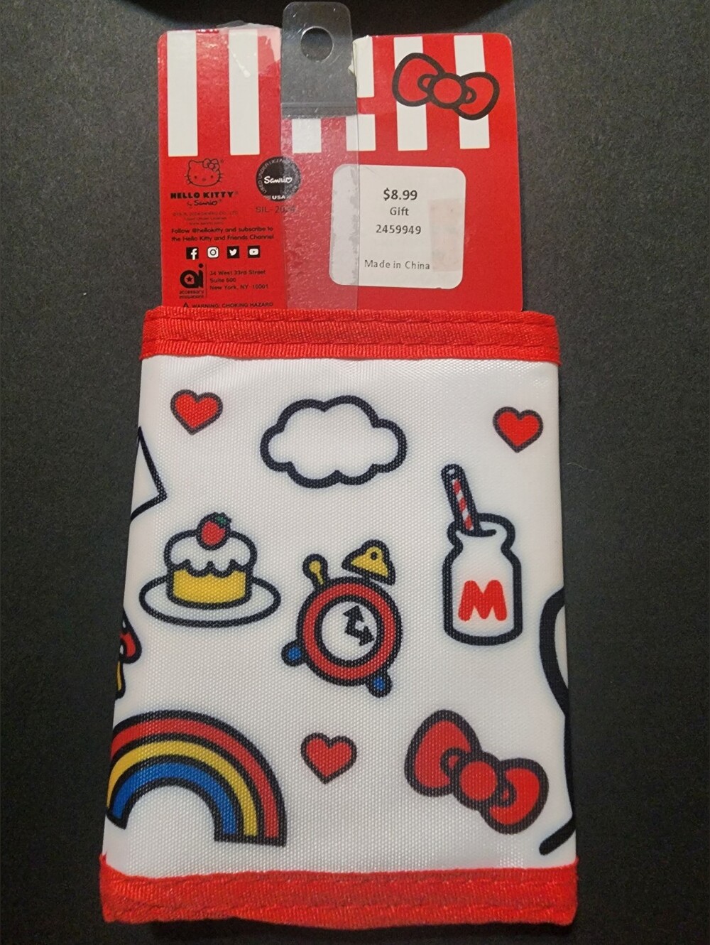Hello Kitty 3-Piece Set - Plush Handbag, Wallet & Coin Pouch- NWT - Picture 5 of 6